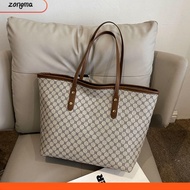 ZONGMA จุได้มาก กระเป๋าแบบสะพายไหล่ ลำลองแบบสบายๆ พียู PU กระเป๋าเดินทางสำหรับเดินทาง แฟชั่นสำหรับผู้หญิง กระเป๋าถือแบบถือ