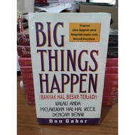 Big Things Happen Book --- Don Gabor