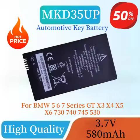NEW MKD35UP Rechargeable Battery 3.7V 580mAh for BMW 5 6 7 Series GT X3 X4 X5 X6 730 740 745 530 Aut