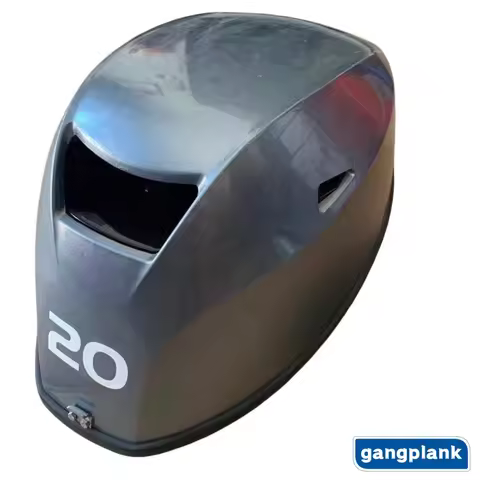 For Yamaha 4-stroke 20 HP Muffler Assembly Engine Cover 6AH-42610-00-4D 6AG-42610-00-4D 6AH-42610-10