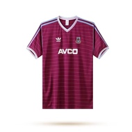 1986 West Ham United Retro Home Shirt, High Quality Short Sleeve Football