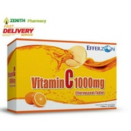Efferzon Vitamin C 1000mg Efffervescent Exp:06/2024 10's/4×10's