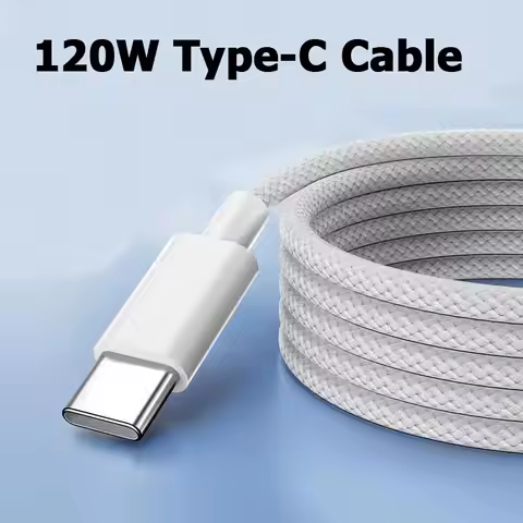 1/2/5pcs 120W PD USB-C to USB C Fast Charger Cable For Apple iPhone 17 Pro Max 16 15 Plus 14 13 12 1