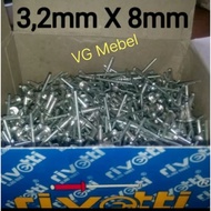 Rivetti 429 brand rivet rivet nails....(-+ 1,000 PCS)