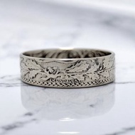 法國錢幣戒指，女士法國錢幣戒指，男士法國錢幣戒指，男士法國戒指