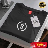 Distro Trader Crypto USD Cotton 20S Super Comfortable & Soft Unisex Original T-Shirt for Men and Wom