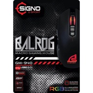 SIGNO E-Sport BALROG Macro Gaming Mouse รุ่น GM-940