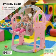 MOLION SNI Children's Swing Children's Character Swing Playground Children's Play Swing Standard LX 