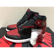 Nike Air Jordan 1 High OG Banned US9 US 9 Jordan 1 Bred hi chicago off white black toe gold game roy