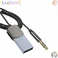 LUOYAO1 USB Bluetooth Receiver, Hands-Free 3.5mm Bluetooth Adapter, Wireless Adapter Aux Interface B