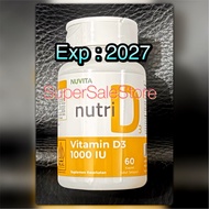 Nuvita Nutri D3 Vitamin D3 1000IU D 3 1000 IU 60 Caplets