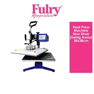 FULRY Heat Press Machine Blue Silver 38x38cm [Swing Away]