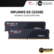 G.SKILL RIPJAWS S5 | BLACK | 6000MHz | 32GB (2x16GB) | CL36 | INTEL XMP / AMD EXPO | DDR5 DESKTOP RA