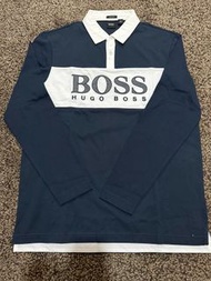 Hugo Boss男士長袖Polo衫 全新孤品XL碼 肩寬48胸圍114衣長75-77 香港現貨