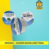 MINIO.ID ALUMINUM TAPE GLUE WATERPROOF FOIL BUTYL SUPER WATERPROOF ANTI-LEAK 3M 3METER 3 M METER ALU