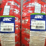 ยางนอก (IRC) SS-560 HONDA FORZA300 ตัวแรก ยางหน้า 120/70-14/ยางหลัง 140/70-13 เบอร์เดิมติดรถ (อะไหล่