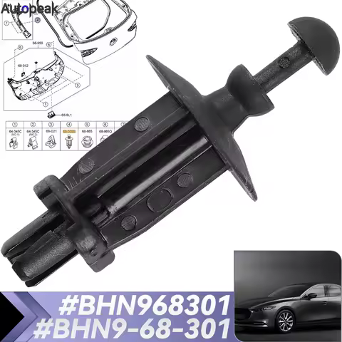 Tailgate Parcel Shelf Gate Trim Hanger Strap Hanger Pin Clip BHN9-68-301 BHN968301 For Mazda 3 BM BP
