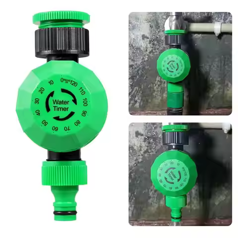 Mechanical Timer Garden Irrigation Adjustable Two-Hour Timer Irrigation Controller Faucet Water Pipe