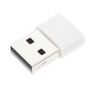 OTG轉接頭 Type-C轉USB 手機數據線 轉換插頭 車載充電 快充配件- 塑膠殼 白 均碼