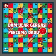 Dam ular besar pelbagai size dan design FREE DADU banner murah