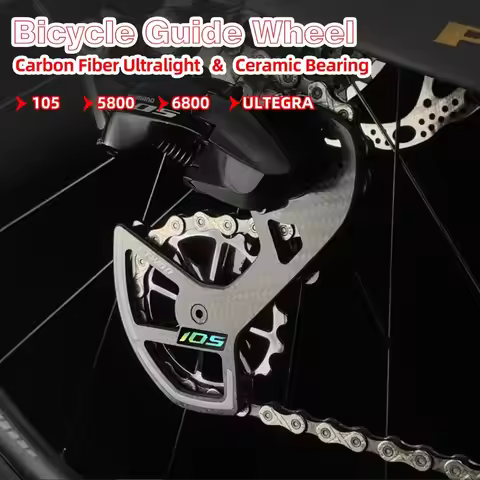LTWOO Bicycle Ceramic Bearing Speed Carbon Fiber Pulley Wheel Rear Derailleurs Guide Wheel for Shima