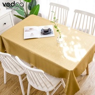 Vodca-ผ้าปูโต๊ะกันน้ำ ผ้าปูโต๊ะป้องกันการลวก โต๊ะกาแฟสี่เหลี่ยม โต๊ะกาแฟผ้าปูโต๊ะ ผ้าคลุมโต๊ะ กันฝุ่นกันน้ำร้อน ทนต่อรอยขีดข่วน QY-T1
