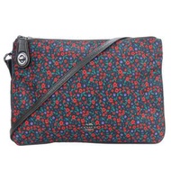 二手 Coach 尼龍和皮革肩背包