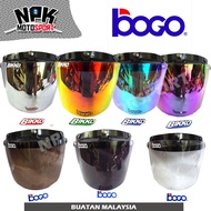 BOGO Visor 3 Button Black Cap BG05 BG25 BO GO Bikko helmet SGV MHR MS88 MAGNUM MHR ARC Clear Tinted 