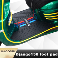 [AE4] เหมาะสำหรับรถจักรยานยนต์ฝรั่งเศส Peugeot Django 150 QP150T-C แป้นเหยียบกันน้ำกันลื่นเท้ายางดัด