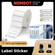 NIIMBOT M2 M3 Liquid Nitrogen Label Sticker, Thermal Transfer Waterproof Cryogenic Refill Paper Roll