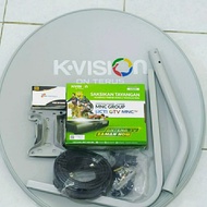 TERLARIS!! PAKET LENGKAP PARABOLA K-VISION 60CM+RECEIVER K-VISION