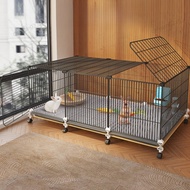 Rabbit Cage Large Household Rabbit House Spacious Cat Cage Villa Easy Clean Rabbit Cage Indoor Use