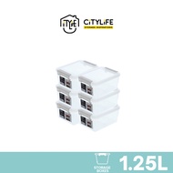 Citylife 1.25L Multi-Purpose Widea Stackable Storage Mini Container Box - XS