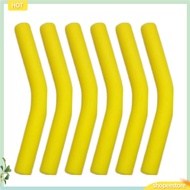 shopeestore|  Reusable Straw Accessories Set Reusable Metal Straw Silicone Tip 6pcs Silicone Straw Tips Flexible Reusable Food Grade Covers for Stainless Steel Straws for Hydraflow