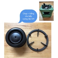 Bộ Lồng Chụp Bếp Dầu (Lò Xô) + Kiềng Cho Bếp Vuông Đại 641-10 Tim