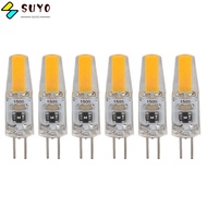 SUYO 6PCS G4 Light Bulb, 180lm 120V G4 LED Bulb, Durable 2W Light Bulb Chandelier