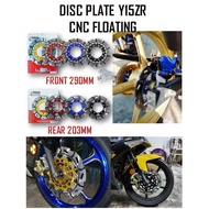 Y15ZR Y16ZR DISC PLATE CNC FLOATING FRONT 290MM REAR 203MM