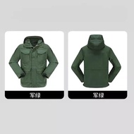 M65 Jaket Loreng กันลมและกันฝนชั้นนำทางยุทธวิธีชั้นนำกลางแจ้ง