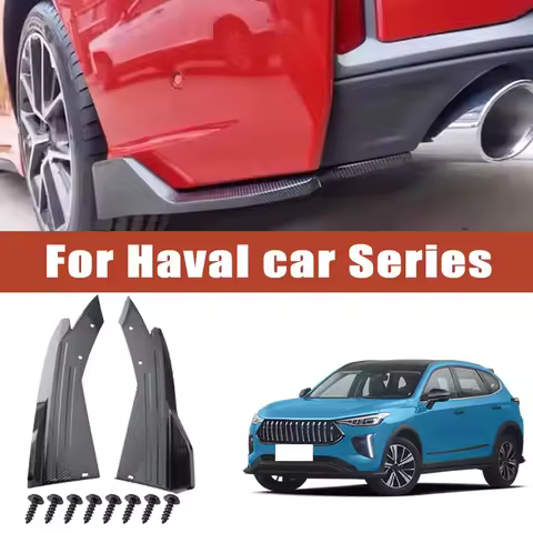 2pcs Rear Bumper Spoiler Lip Splitter Diffuser Anti-Crash Winglet Car Mod For Haval H6 H9 F7 F7x Jol