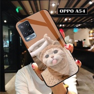 Softcase Kaca Oppo A54 Terbaru 2022 Motif Kucing [GC60] Case Hp Kekinian Kesing Hp Murah Lucu Silikon Mewah Muraj Motif Kucing For All Smartphone Type Lain Chat Kami