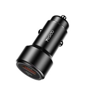 全城熱賣 - Yesido Y42 PD+QC3.0車載充電器 點煙器42W快充（黑色）