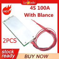【Ready Stock&COD】4S 12V 100A ป้องกันแผงวงจร Lifepo4 Bms 3.2V ด้วย Balanced Ups อินเวอร์เตอร์ Energy 