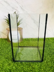 โหลปลากัดขนาด 4x4x6 กระจกหนา 3 มิล  มีทั้งกาวใส-กาวดำ