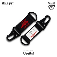 GANTUNGAN Arsenal Football Keychain - Arsenal Football Keychain - Nylon Keychain - Premium Keychain 