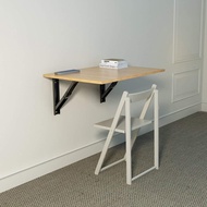 Foldable Table with Wall Bracket Foldable Shelves with Wall Bracket Smart Table Space Saver Table