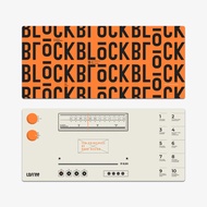 Lofree Deskmat Vintage Orange Block Vintage Grey Tofu Mousepad แผ่นรองเม้าส์ แผ่นรองคีย์บอร์ด Block9