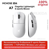 MCHOSE A7 V2 Pro Ultra Wireless Mouse Tri-Mode Gaming E-sports Mouse PAW3395 Lightweight 42000DPI 8K