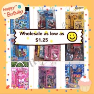 [SG LOCAL STOCK] Stationary Gift Set Kid Birthday Party Goodie Bag School Gift Children Gift Frozen Spiderman