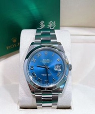 👑[現貨]🔥🔥Rolex Datejust 勞力士日誌系列 126300 表徑41mm 蓝面羅馬 自動機械 淨表 rolex/rolex submariner/rolex daytona/rolex 