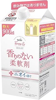 Fafa Free and Fragrance Free Fabric Softener Refill, 30.4 fl oz (900 ml)